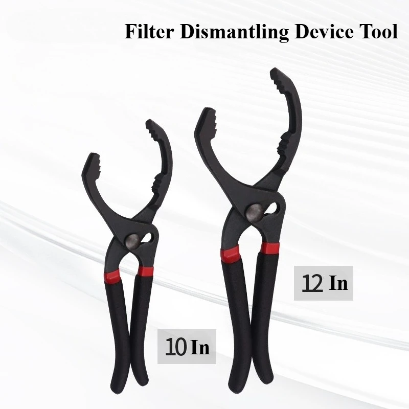 

10/12 In Car Adjustable Oil Filter Wrench Oil Filter Disassembly And Assembly Tool Filter Element Wrench Adjustable Hand Tools
