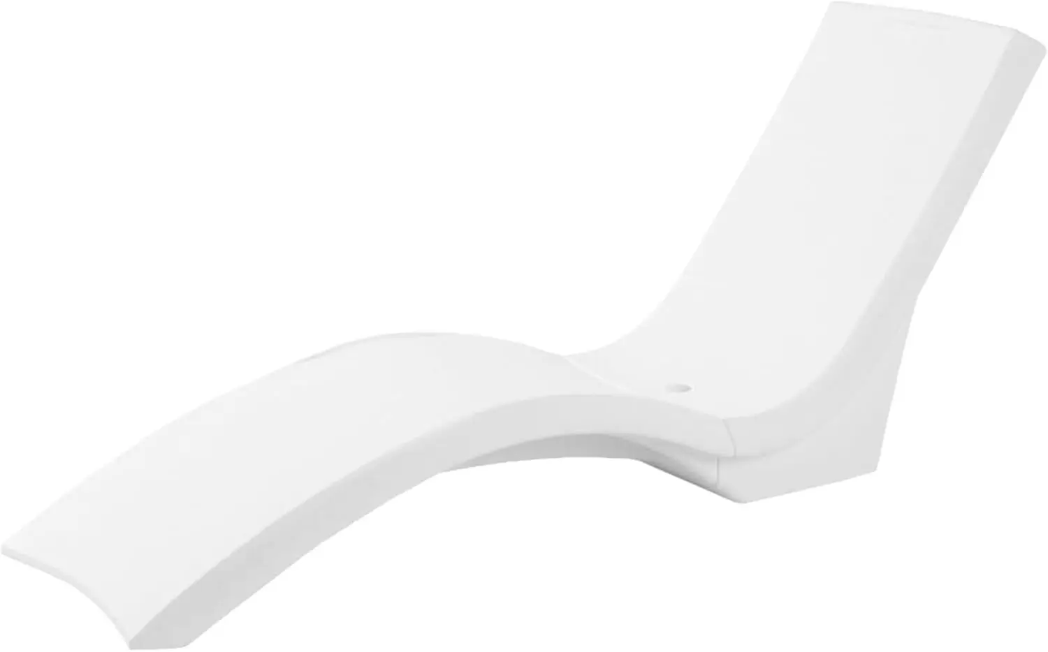 Step2 Vero مقاوم للبهتان، أثاث حديقة مقاوم للماء، كرسي صالة رف الشمس، مناسب لحمامات السباحة مع أرفف حتى 9 بوصة