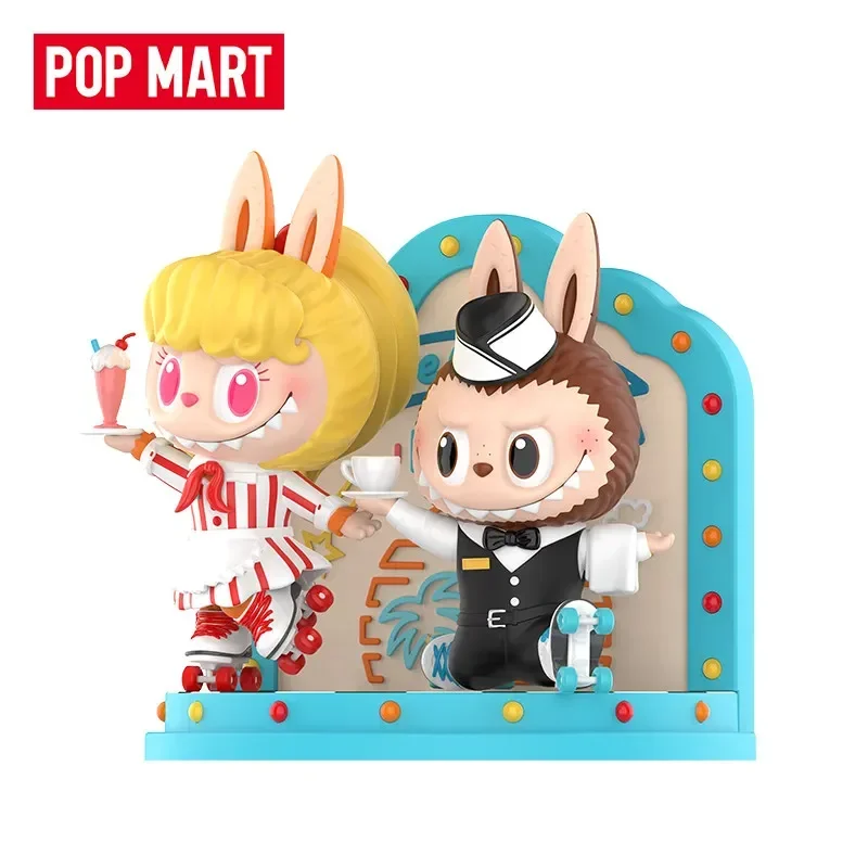 

POP MART LABUBU THE MONSTERS Серия «Кафе» Загадочная коробка-сюрприз Оригинальная коллекционная фигурка-сюрприз в пакете Аниме-фигурка Настольные украшения Модель