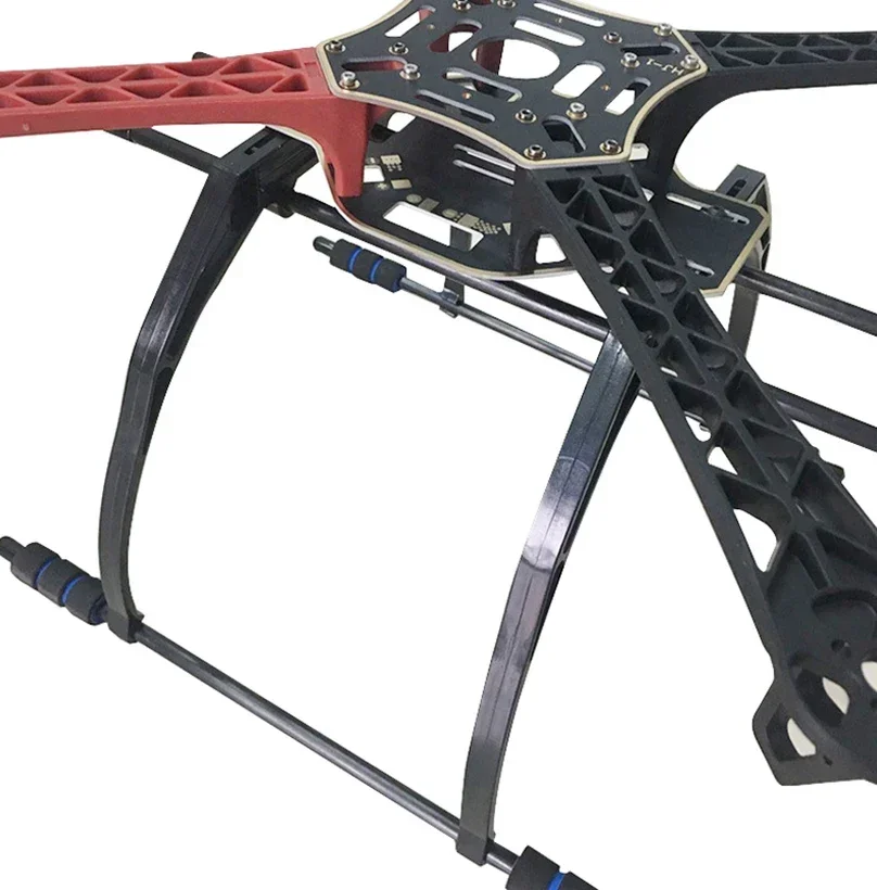 FEICHAO F450 F550 F330  Frame Landing Gear Landing Skid Fpv Aerial Photography Gimbal Damping Tall Foot Stool-Black-white