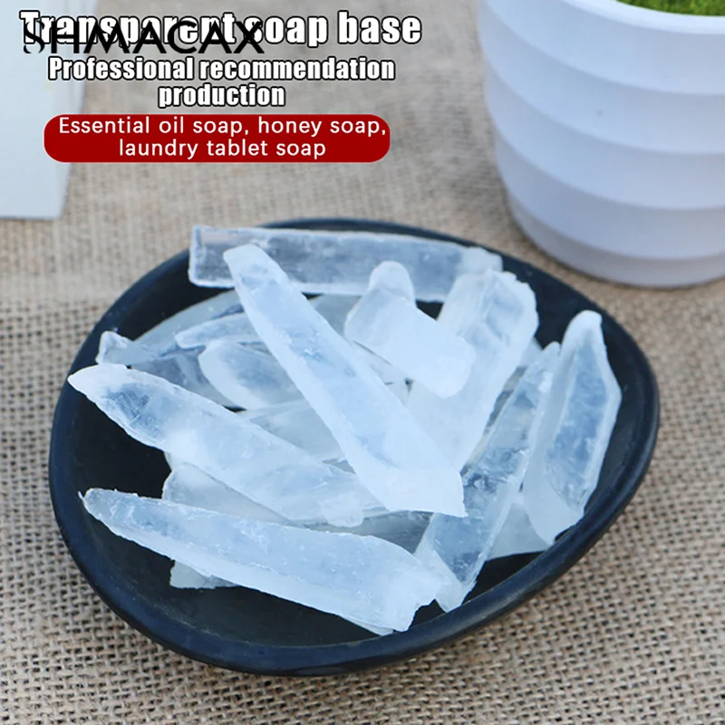 250g/Bag White Clear Glycerin Soap Base Organic Soap Making Diy Handmade Vegan Soap Melt Pour Soap Base Foaming Bath Butter