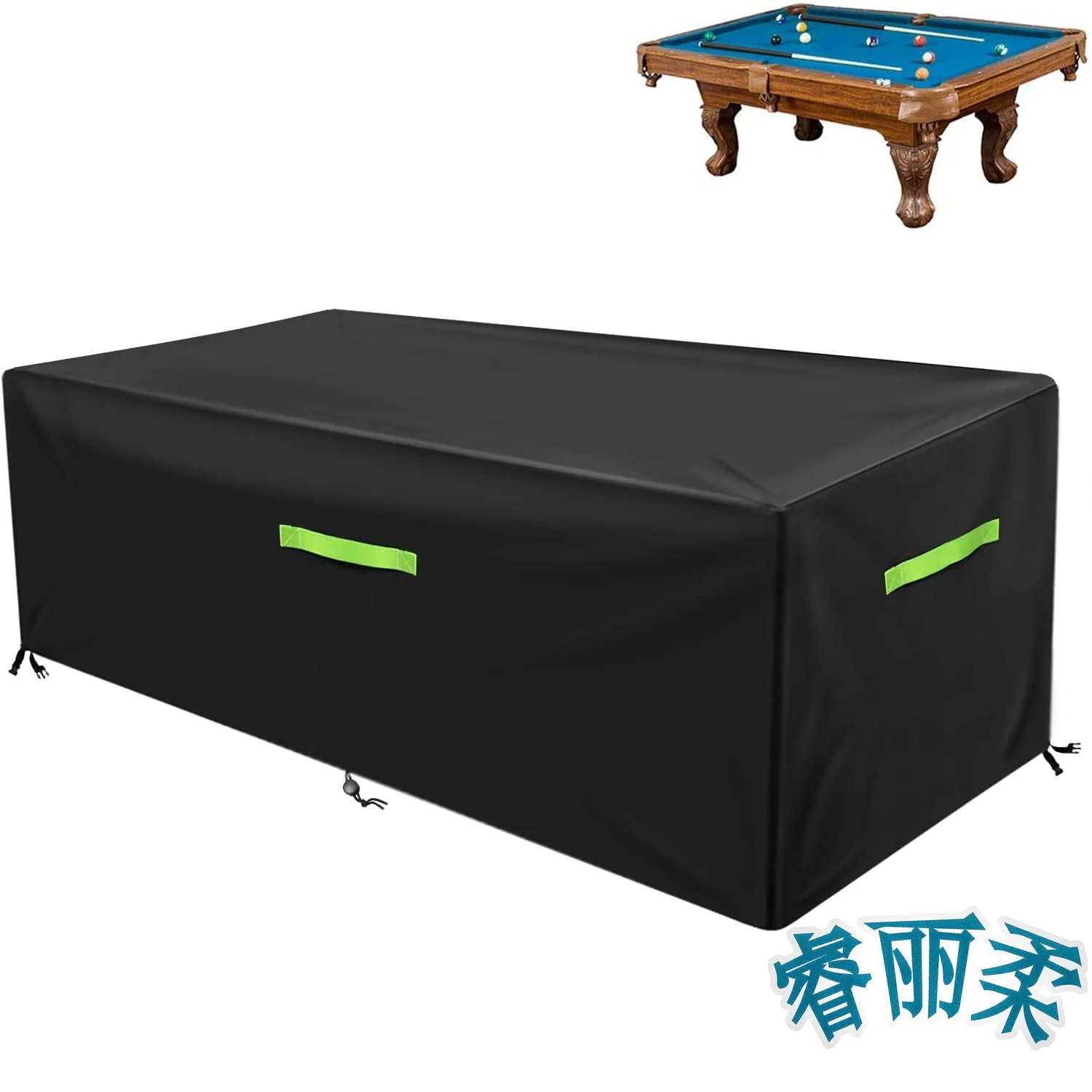 

420D Oxford Fabric 8 ft Pool Table Cover Waterproof Billiard Cover for Snooker Billiard Table