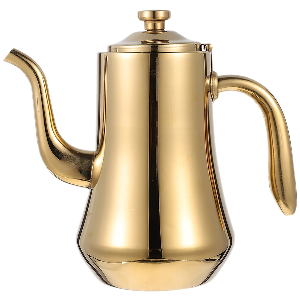 

Stainless Steel Tea Pot With Infuser Large Capacity Kitchen Water Kettle For Daily Use Home Accessories Wear-Resistant