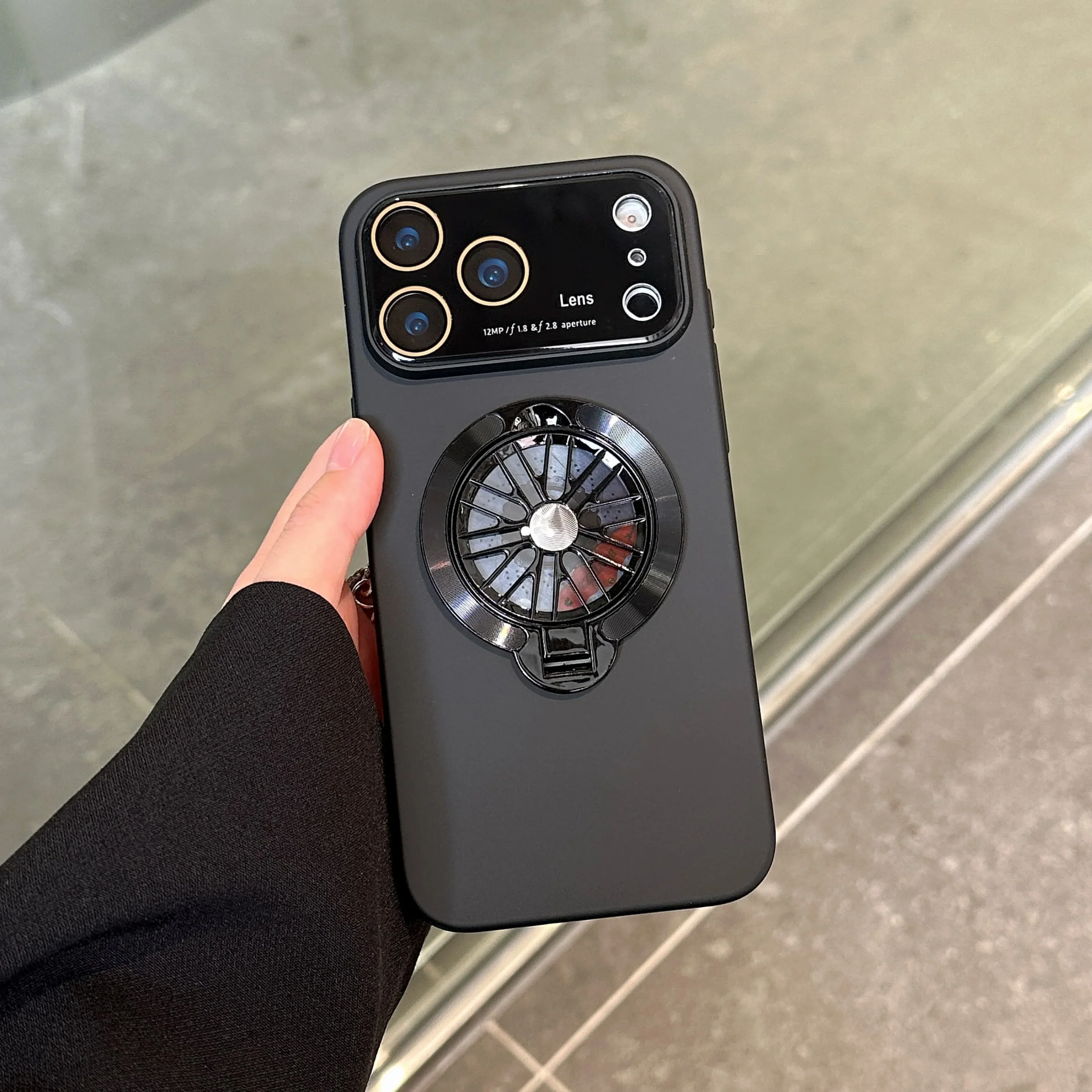 حافظة هاتف مغناطيسية من أورورا بورياليس لهاتف آيفون 17 برو ماكس 17 16 15 14 13 برو غطاء خلفي مقاوم للصدمات