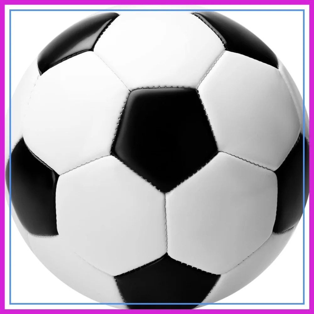 

Soccer Ball Size 2/3/4/5 with Pump & Bag, 1-3 Pack, Black/White, Durable for Indoor/Outdoor