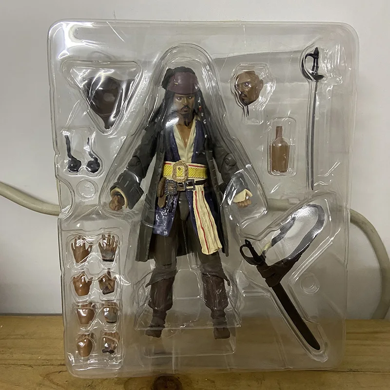 16 cm große Filmfiguren aus dem Film „Fluch der Karibik“, Jack Sparrow Actionfigur, bewegliches Modell, Anime-Sammlung, Spielzeug, Weihnachtsgeschenke – Detail 4