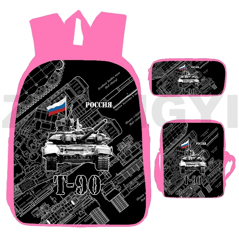 Anime World of Tanks School Bags for Girls 3D Children Cartoon Printing Gerand Tanks Laptop Backpack War Thunder Mochila Zipper