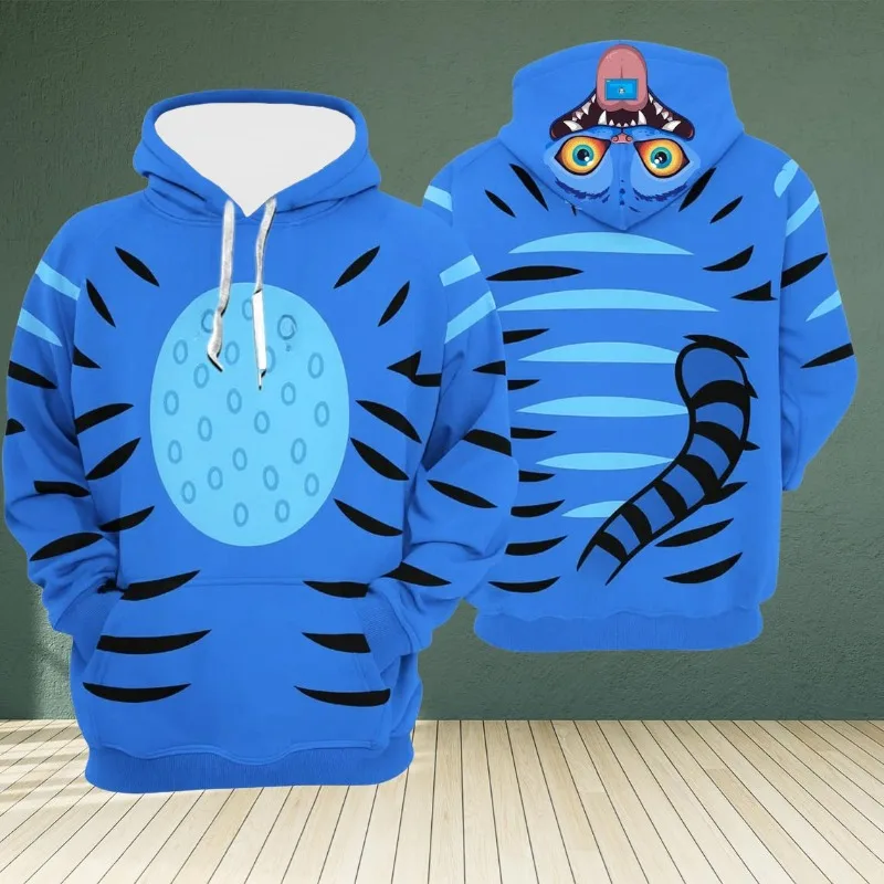 レディース デルピー プリント パーカー 秋冬用 KPop デーモンハンターズ風 カジュアル ストリートウェア プルオーバー 日常着やお出かけに