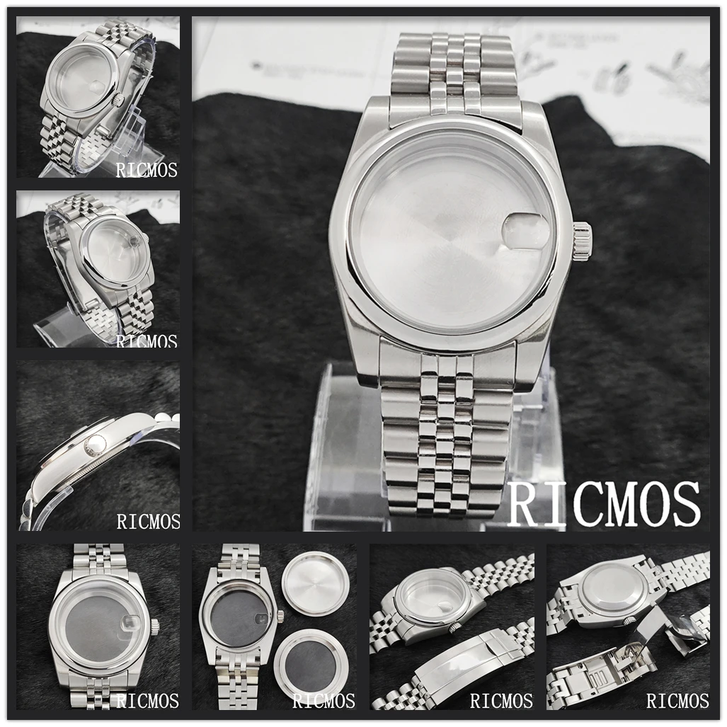 

36mm Watch Case Fit NH34 NH35 NH36 ETA2824 ST2130 Miyota 8215 DG2813 Movement for Sapphire Glass Movement Waterproof