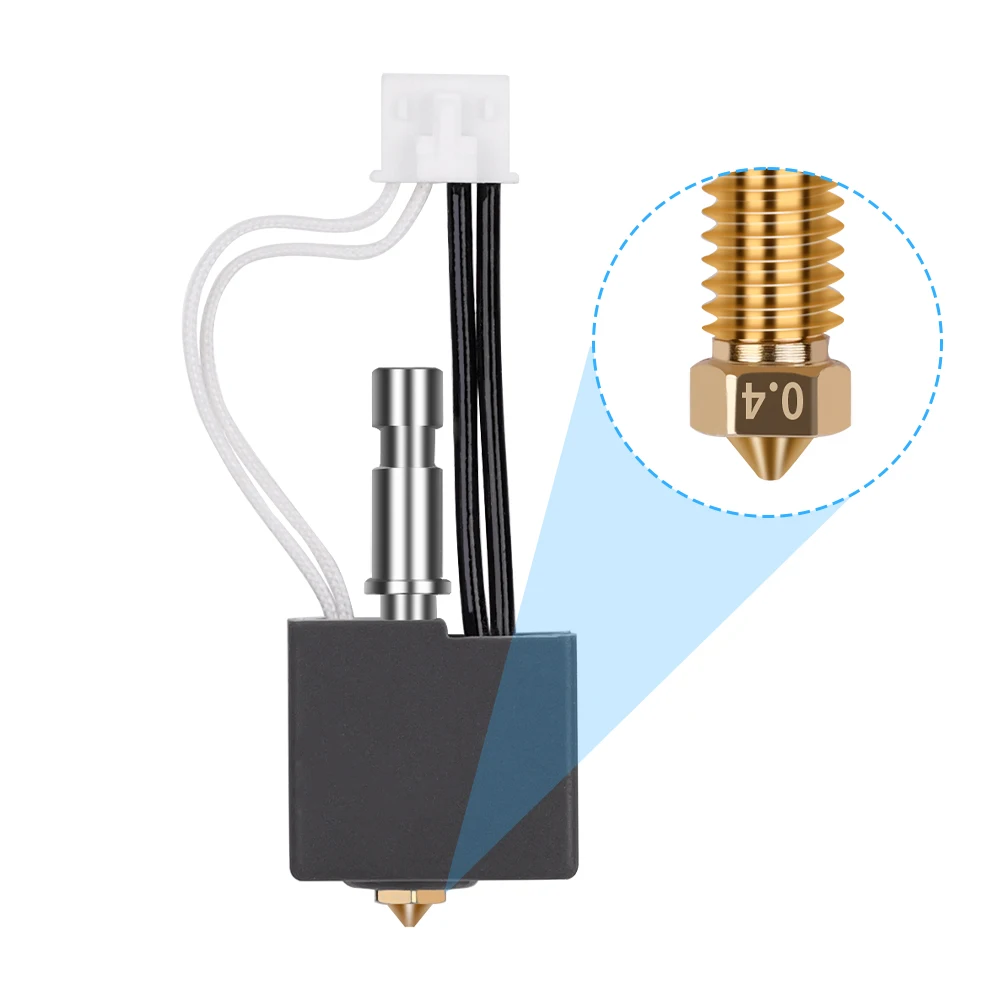 

Hotend For Kobra S1 Combo Print Head Hot End for Anycubic Kobra S1/ACE Pro Hotend Kobra S1 brass Nozzle.