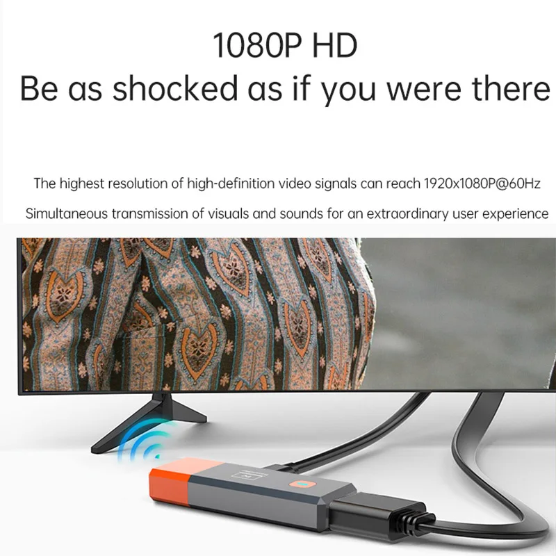 50 متر لاسلكي HDMI فيديو الارسال والاستقبال موسع عدة جهاز استقبال للتليفزيون دونغل محول للكمبيوتر كاميرا الكمبيوتر المحمول إلى شاشة العرض