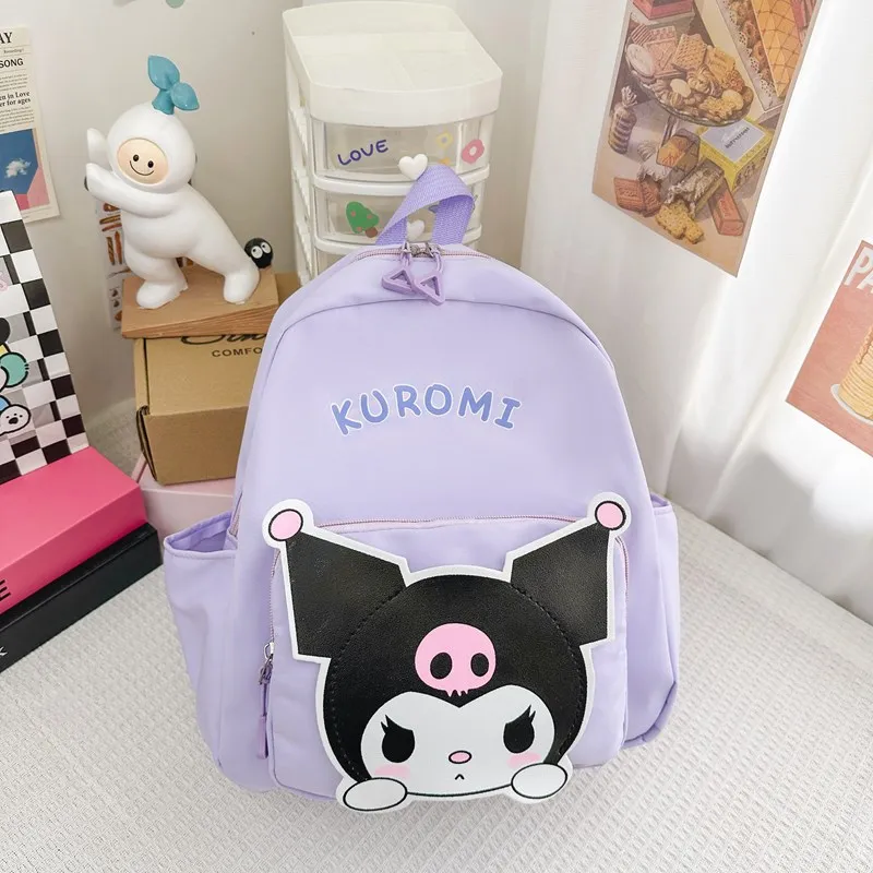 Sanrio New Hello Kitty Student Schoolbag Large Capacity Casual and Lightweight Shoulder Pad Cute Cartoon Backpack