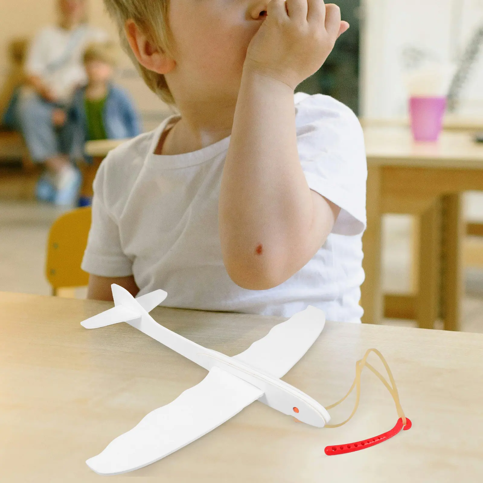 

Детский пенопластовый планер для ручного запуска, легкий летающий самолет для улицы и двора, для художественной росписи и поделок своими руками