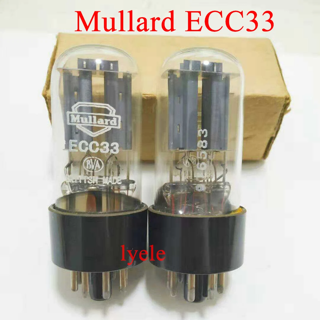 British Mullard ECC33 vacuum tube replaces 6SN7 6H8C 6N8P CV131 5962 tube DIY audio amplifier