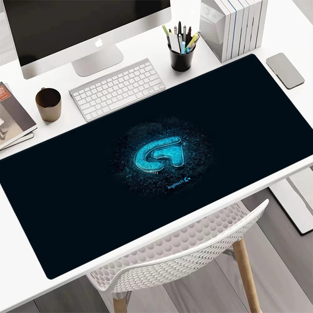 Xxl Mouse Pad Gaming Accessories Logicool Logo Mousepad Desk Mat Gamer Keyboard Pc Setup Accessories Extended Offices Mats Anime