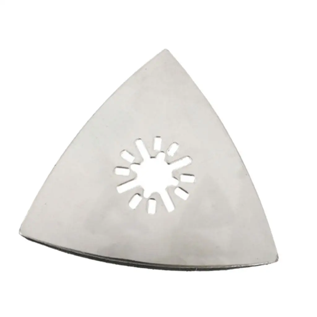 Triangular Sanding Pads Metal Hook and Loop Detail Sander Accessory Oscillating Multi Tool Pad for Corners and Edges