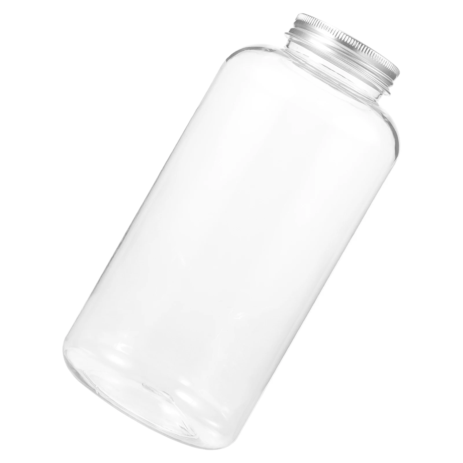 

1000ml Juice Cup Beverage Bottle Large Diameter Aluminum Cap Packing Takeaway Transparent Empty PET Material Practical