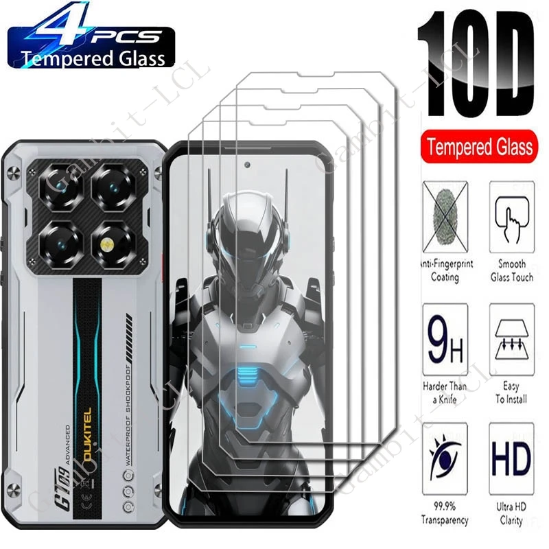 4PCS For Oukitel WP60 Screen Protective Tempered Glass ON OukitelWP60 7.2"  Protector Cover Film