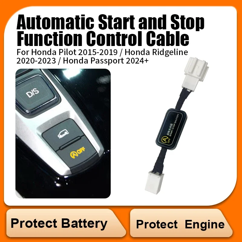 Auto Start Stop Engine System Smart off Canceller Delete Eliminator For Honda Pilot 15-19 / Ridgeline 20-23 / Passport 2024+