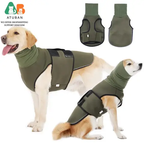 ATUBAN Gilet di Ansia per Cani, Visite del Vito e Separazione-Mantenere la Calma degli Animali Domestici, Giacca per Cani per Thunder, Gilet Anti Ansia per Cani e Gatti
