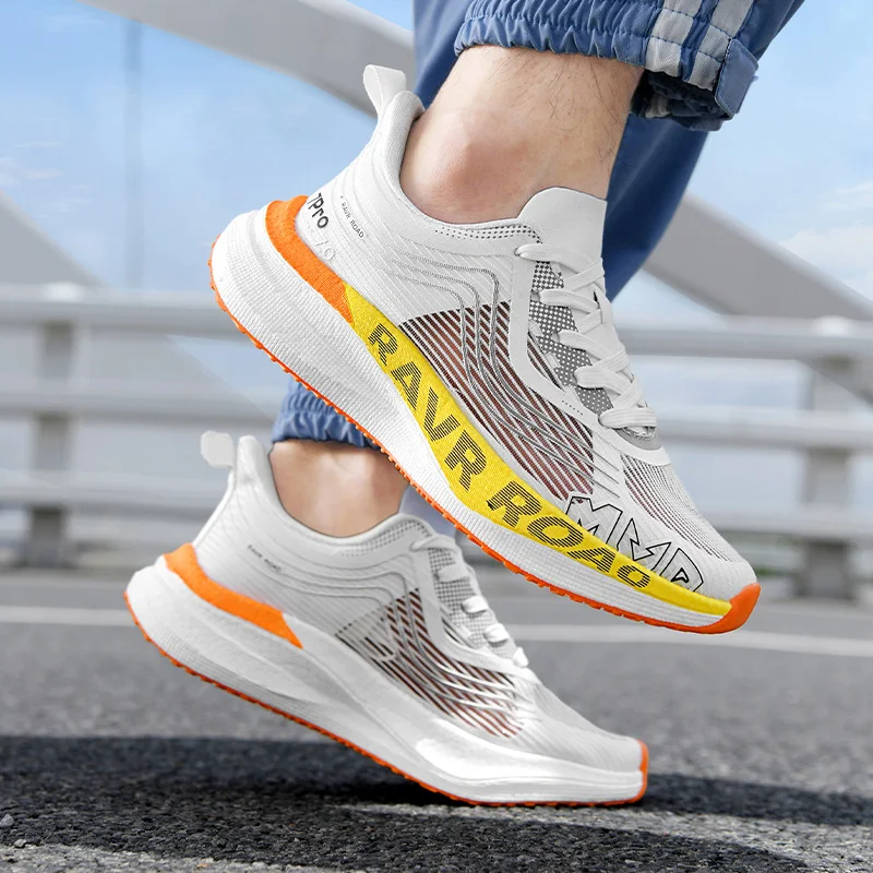 Carbon Plate Marathon Shoes Men Casual Sneakers Breathable Sports Running Shoes Comfortable Athletic Gym Sneakers Male Footwear