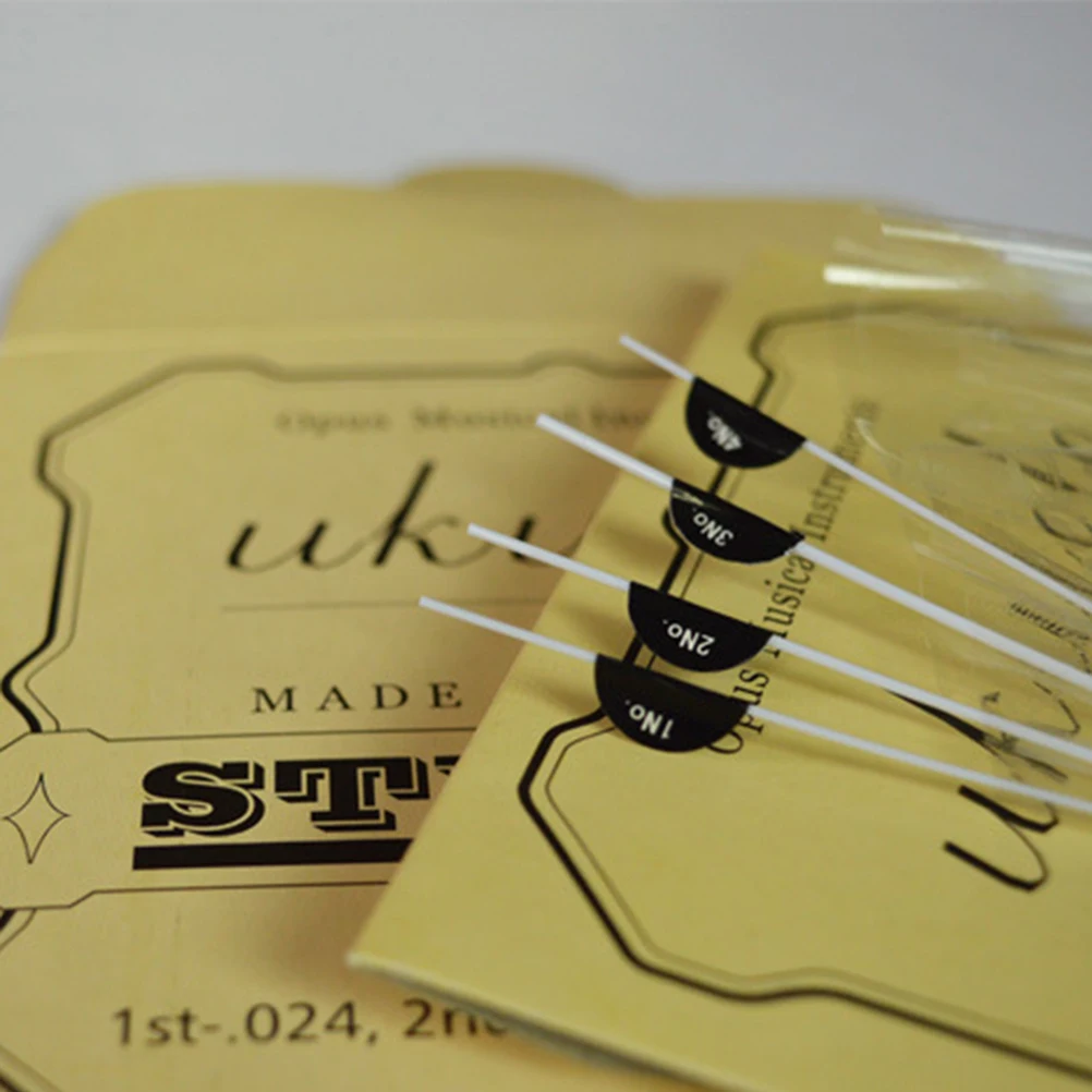 

5 PCS Ukulele Strings Wire Wound Musical Accessories Instrument Parts Nylon Core
