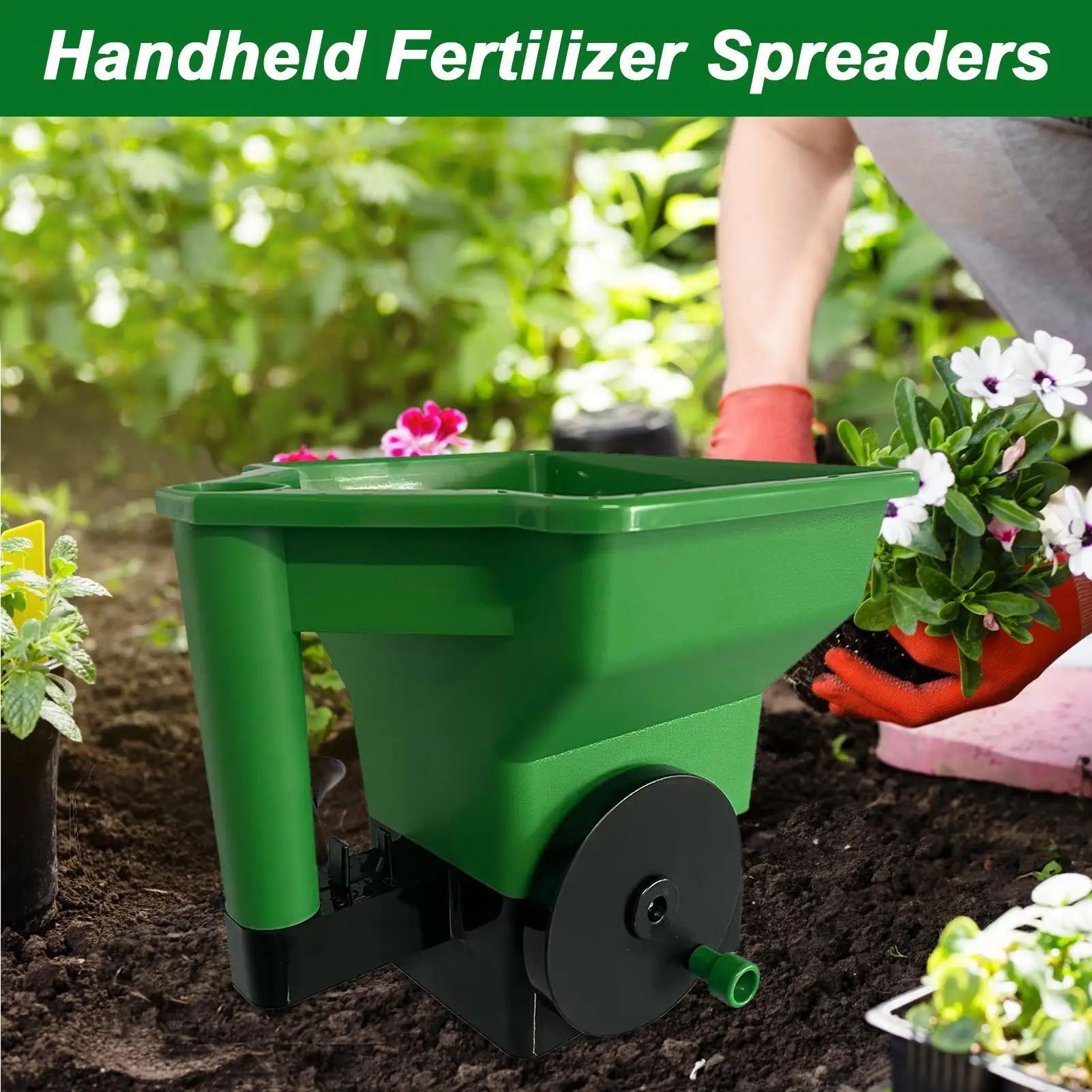 

Ручной разбрасыватель удобрений, портативный ручной дозатор, малогабаритное оборудование для внесения удобрений на сельскохозяйственные угоды и в саду