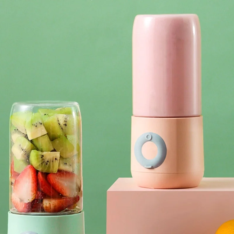 

Portable Blender Juicer 6 Blades USB Rechargeable Fruit Mixer Juicer Cup Maker For Home Kitchen Outdoor