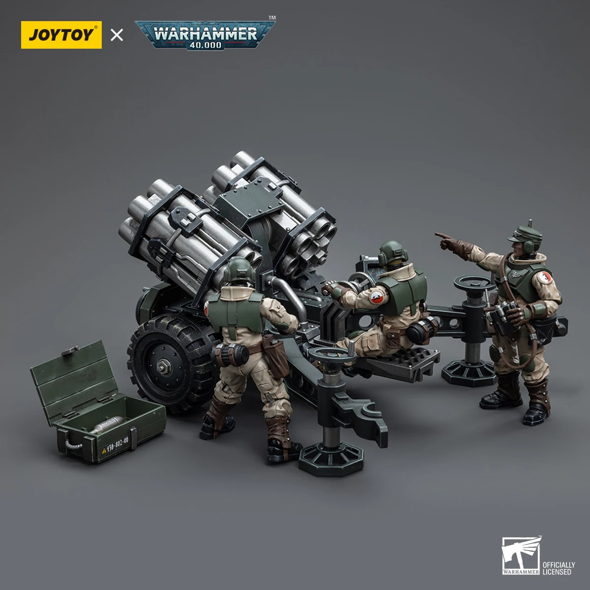 [IN-STOCK] JOYTOY 1/18 Action Figures Anime Warhammer 40K Astra Militarum Ordnance Team Series