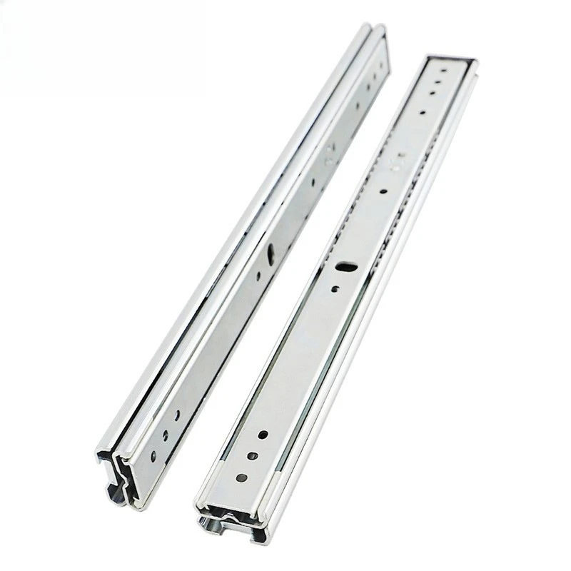 Three Section Double Layer Self Locking Server Rail IDB01 Server Slide Rail With Lock Linear Slide Rail