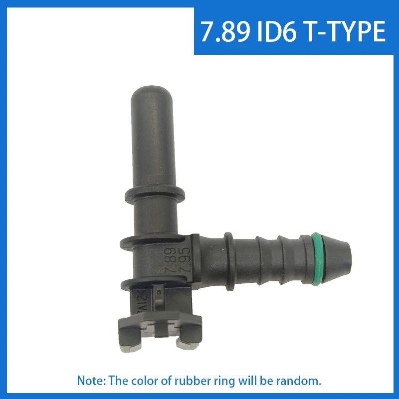 2pcs x 7.89-ID6 T-Type K-Type Male Auto Car Fuel Line Hose Quick Release Connector Carburetor Part