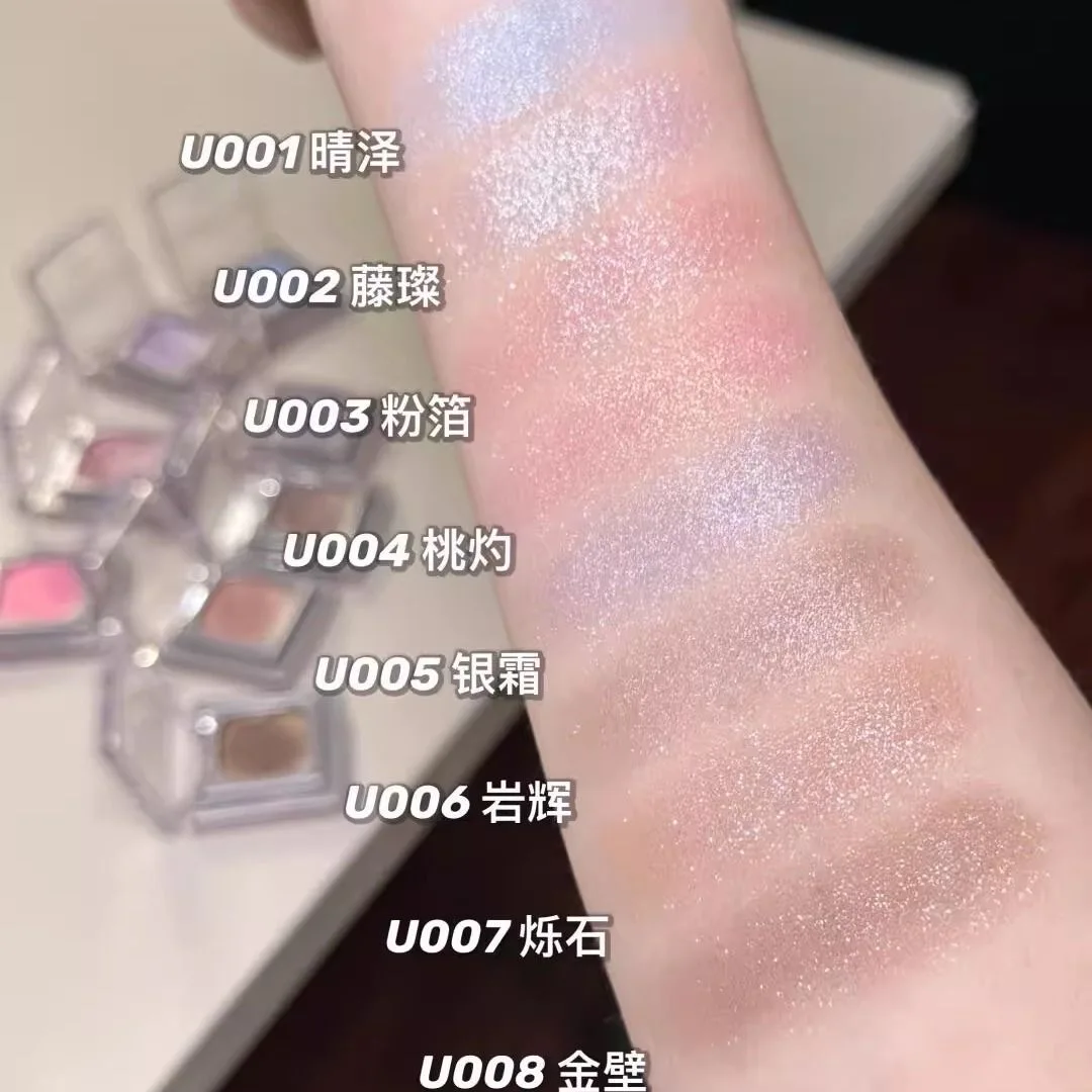 พาเลทอายแชโดว์ Cheeryep แบบโมโนโครม เนื้อแมทท์ ชิมเมอร์ เม็ดสีแน่น ประกายวิบวับ กลิตเตอร์ ไดมอนด์ กันน้ำ