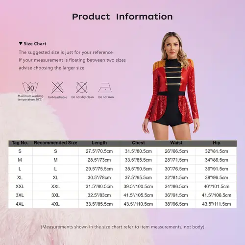 Women Circus Costume Ringmaster Tulle Skirted Tutu Leotard Dress Festival Long Sleeve Fringed Shoulder Halloween Fancy Costume - Image 5