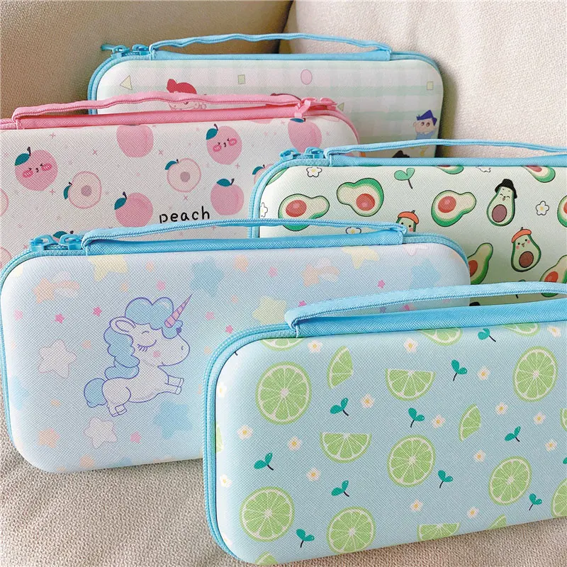 Cute Cartoon Anime Storage Bag For Nintendo Switch Game Console Box Travel Carrying Handbag Kawaii JonCon Protective Cover Case