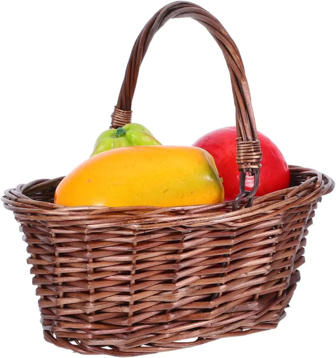 

Плетеная корзина Amosfun ручной работы для поиска пасхальных яиц, в деревенском стиле, для пикников