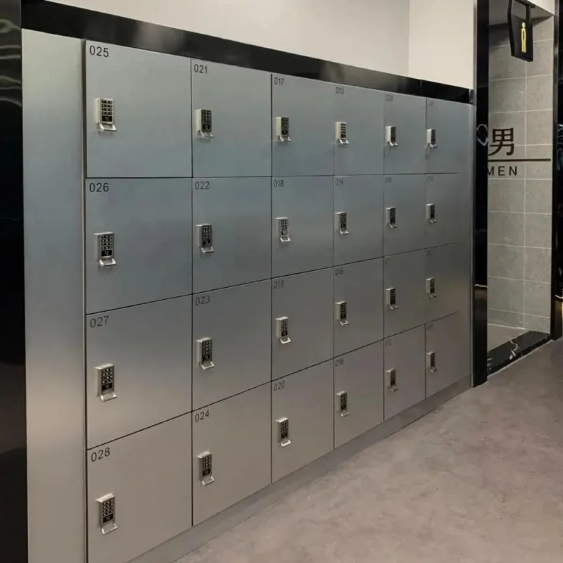 custom.DEBO Outdoors HPL 12mm Thick Durable Luxury Gym Locker with Orange and 5-10 Year Warranty