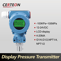 YB2088 High Accuracy 0.5% FS Digital Pressure Transmitter with Display 4-20mA Output Stainless Steel Industrial Sensor