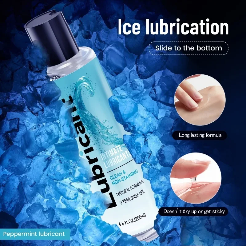 Water-soluble Anal Grease Sex Lubricant Base Lube Long-lasting Moisturizing Adult Couples Dildo Vibrator Sex Oil 60ml