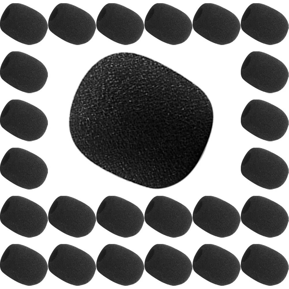

50 Pcs Megaphone Sponge Cover Microphone Protector Covers Wind Blowout Muffler Windscreen Pop Filter for Protective Sleeve