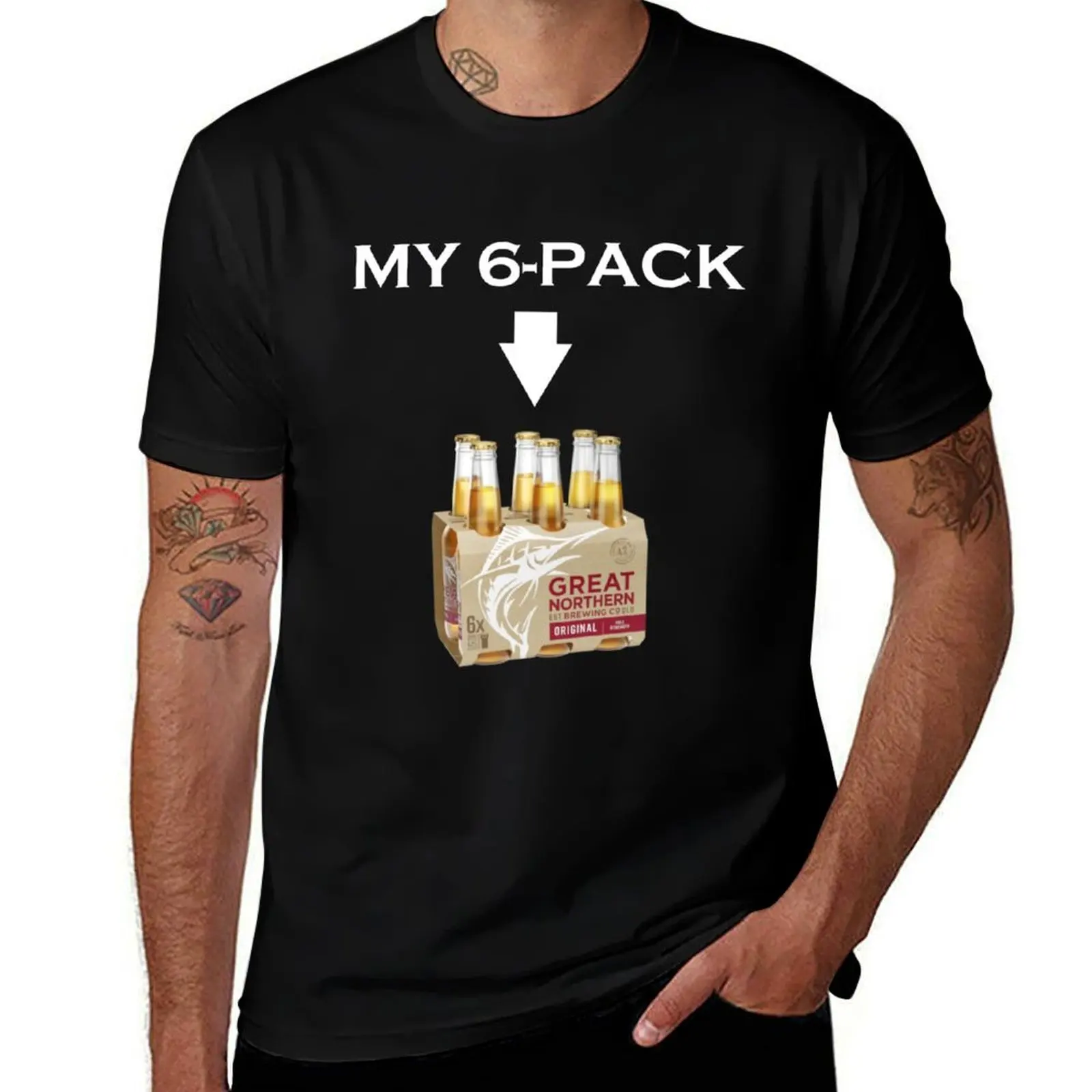 

6-pack of Great Northerns T-Shirt cotton tshirt 100% man t shirts graphic funny t shirts dark humor T-shirt