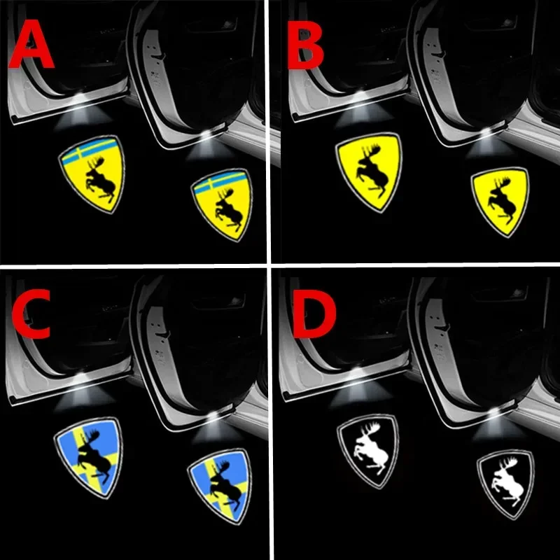 Светодиодный светильник с логотипом двери автомобиля HD Лазерная лампа для проектора приветствия для Volvo S60 S90 S80L S60L V40 XC60 XC90 Автомобильный призрачный теневой ночник