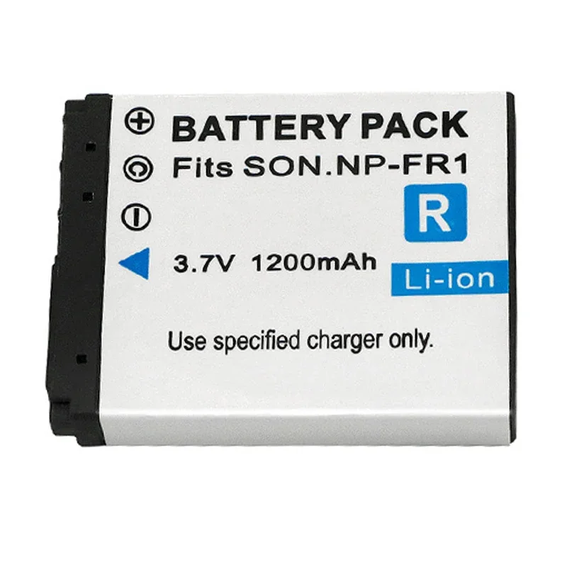 Upgrade NP-FR1 NPFR1 3.7V 1200mAh Replacement Camera Battery for Sony DSC P100 P200 P150 T30 G1 V3 T50 F88 P100L P100LJ
