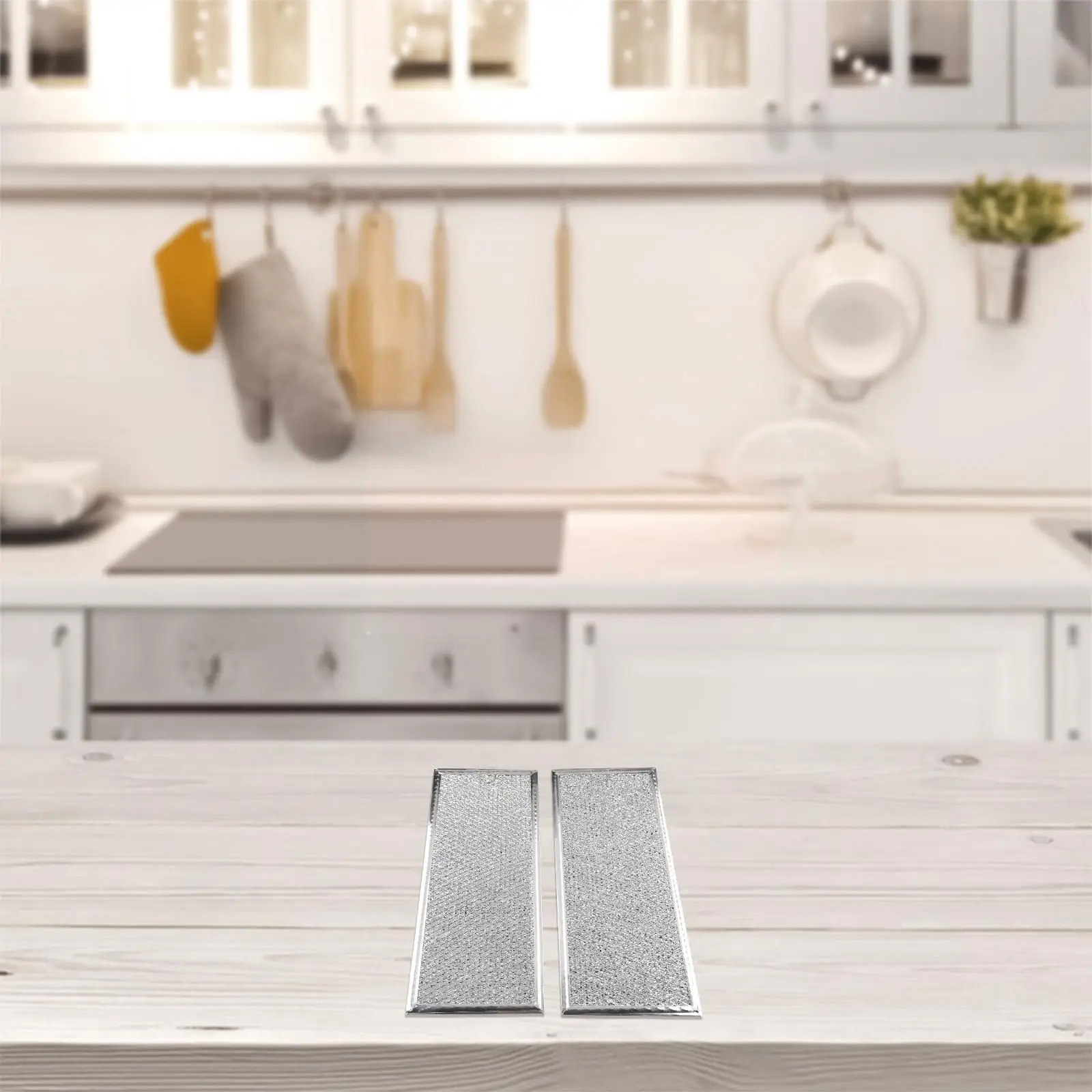 

WB06X10596 Aluminum Mesh Filter Microwave Filter Aluminum Rapped Grease Silver High Quality Material Absorbs Harmful Smoke