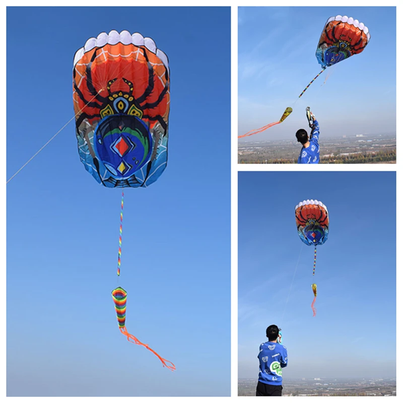 

free shipping soft kite flying for adults inflatable kites windsocks kite parachute professional kite factory sell flying toy