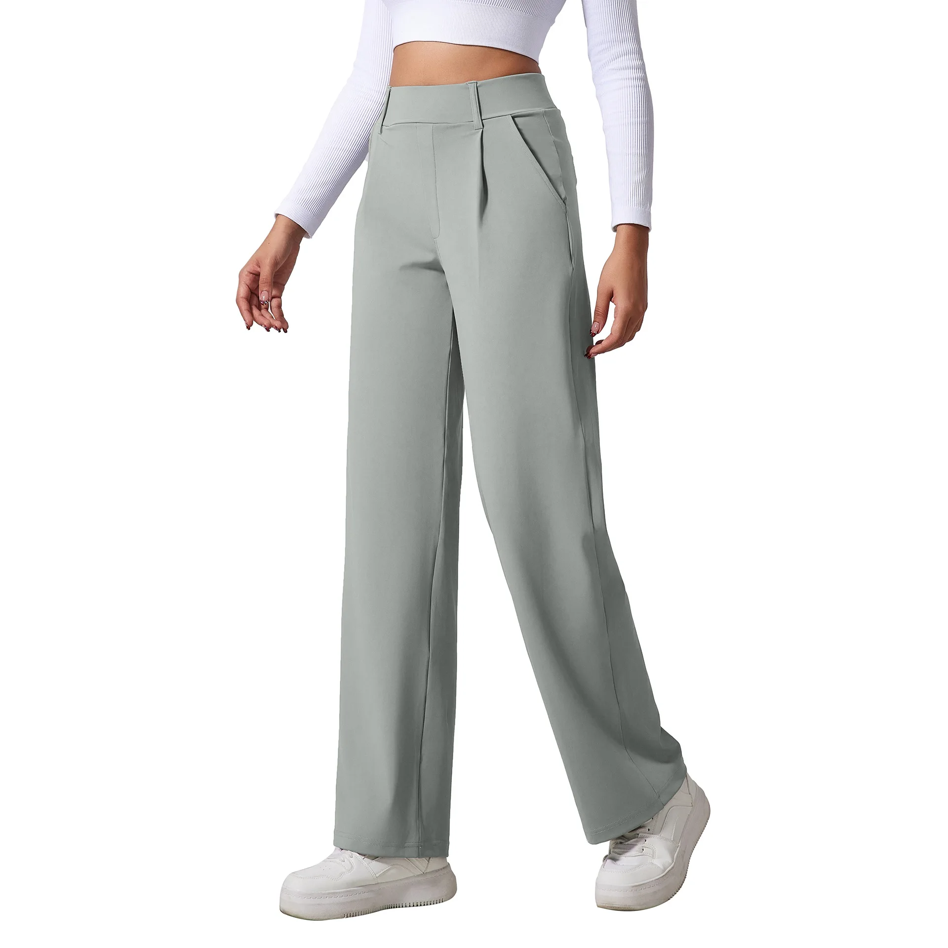 TK hot selling suit pants, outdoor sports and leisure pocket pants, loose and slimming straight leg pants