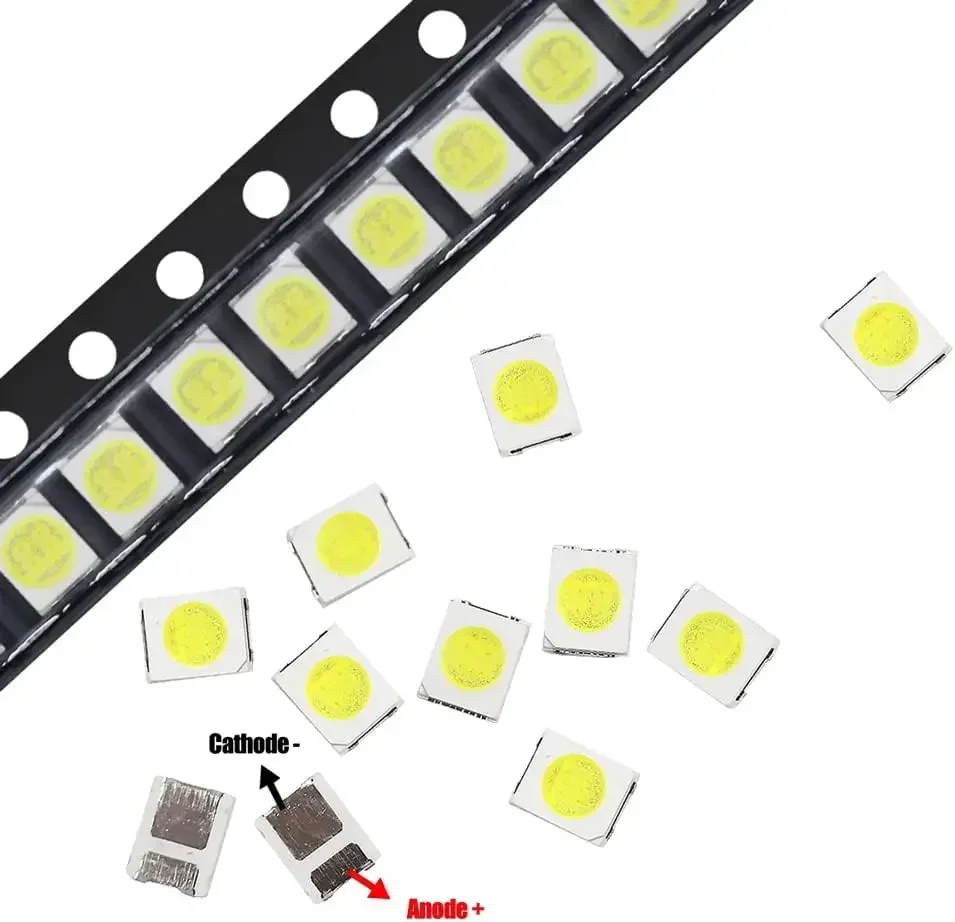 4000PCS 2835 SMD Led 1W 3V 6V 9V White/natural White/Warm White/Cool White Red Green Blue Bright Lamp Beads Light Emitting Diode