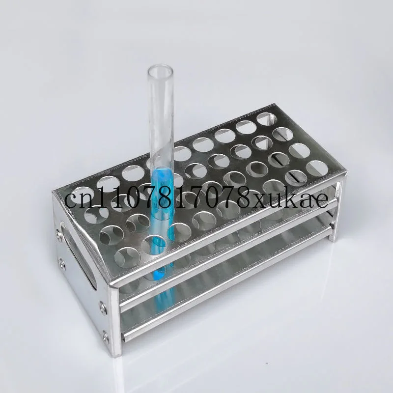 

Aluminum test tube rack laboratory bracket 12/24/36/40/50 hole glass test tube chemical experiment bracket