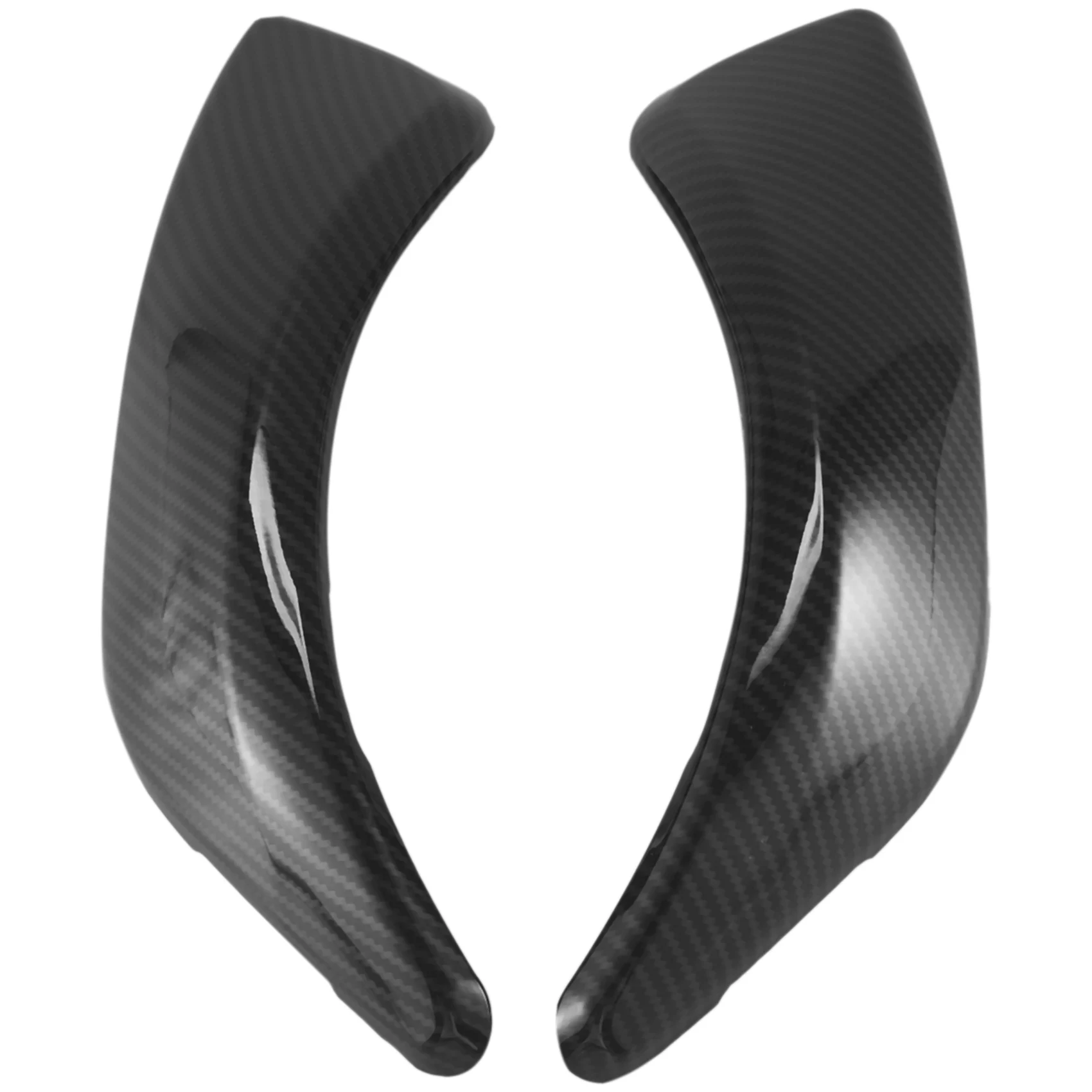 2Pcs Carbon Fiber Car Inner Door Handle Trim Pull Grab Panel Handle Cover for F20 F22 F23 12-18 2