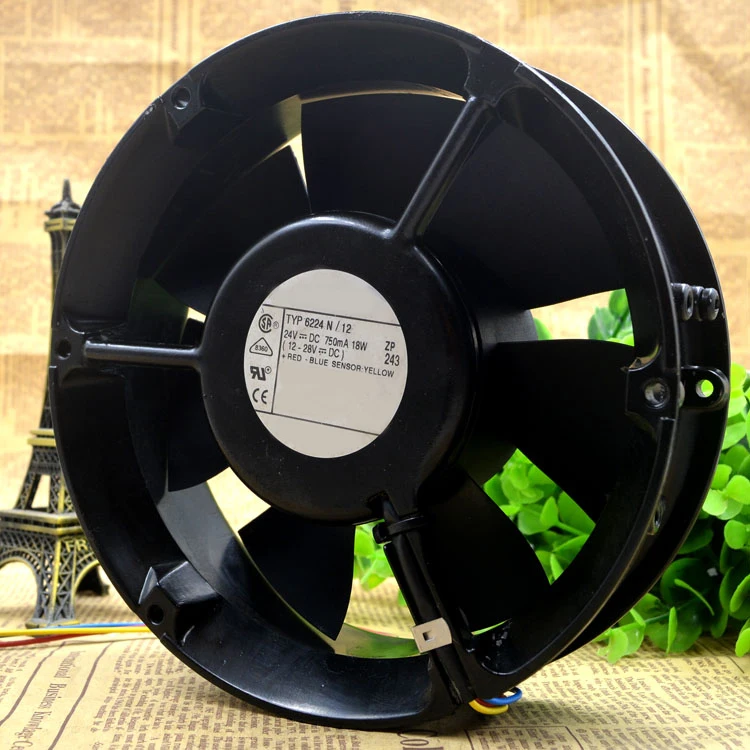 

ORIGINAL 17251MM 24V CIRCULAR COOLING FAN 18W TYP 6224N/12