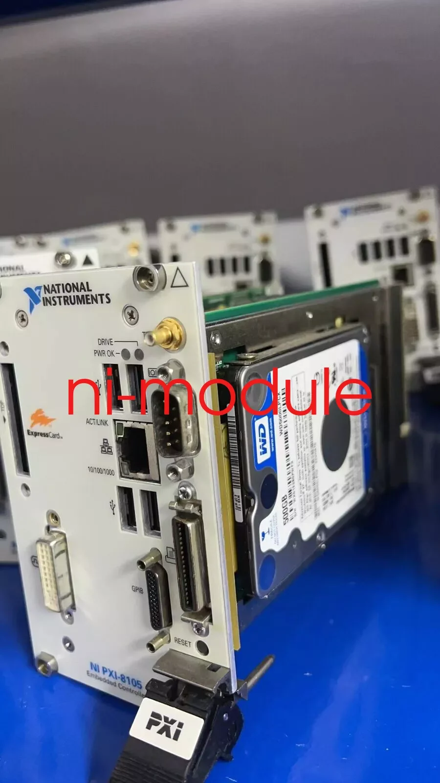 USED National Instruments NI PXI-8105 Embedded Controller teste
